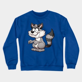 Cute Raccoon Crewneck Sweatshirt